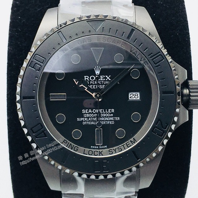 勞力士Deepsea手錶 Rolex深度槍色磨砂鋼面男士腕表  gjs2137